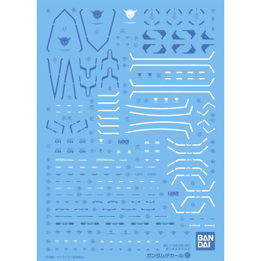 Bandai 高達水貼 No.69 MG 1/100 GN-001 Gundam Exia 高達艾斯亞