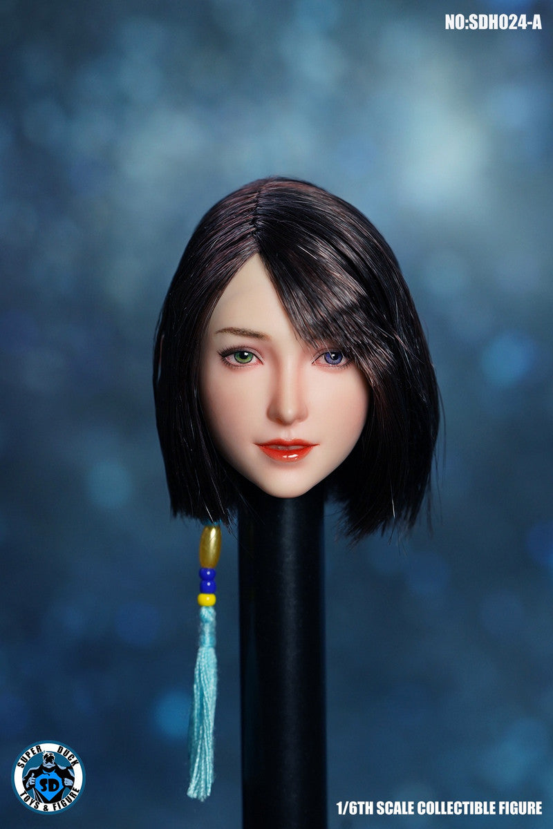 SUPER DUCK 1/6 白色皮膚女人偶植髮頭雕 SDH024 四款