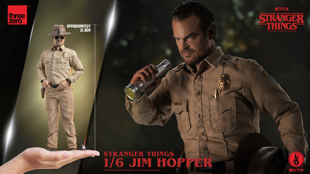 Threezero Stranger Things Jim Hopper 怪奇物語 姆哈普 1/6 action figure