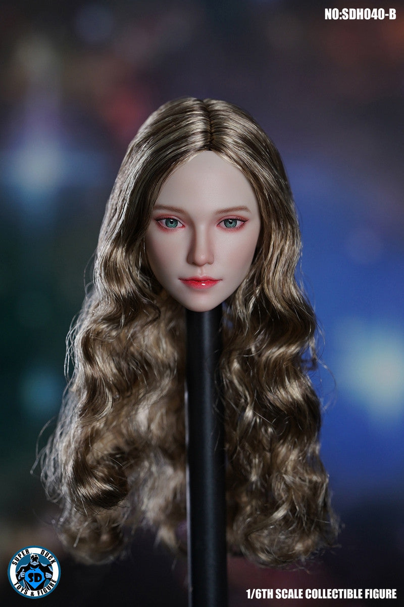 SUPER DUCK 1/6 混血女人偶植髮頭雕 SDH040 四款