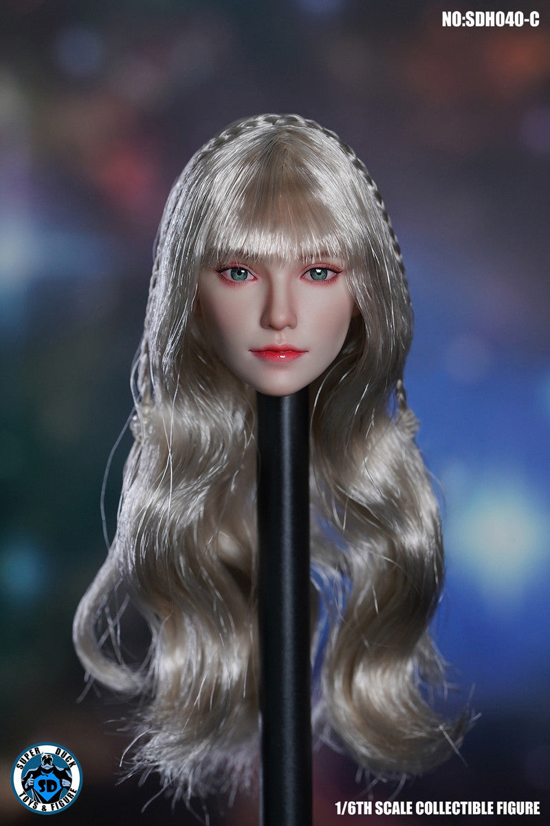 SUPER DUCK 1/6 混血女人偶植髮頭雕 SDH040 四款