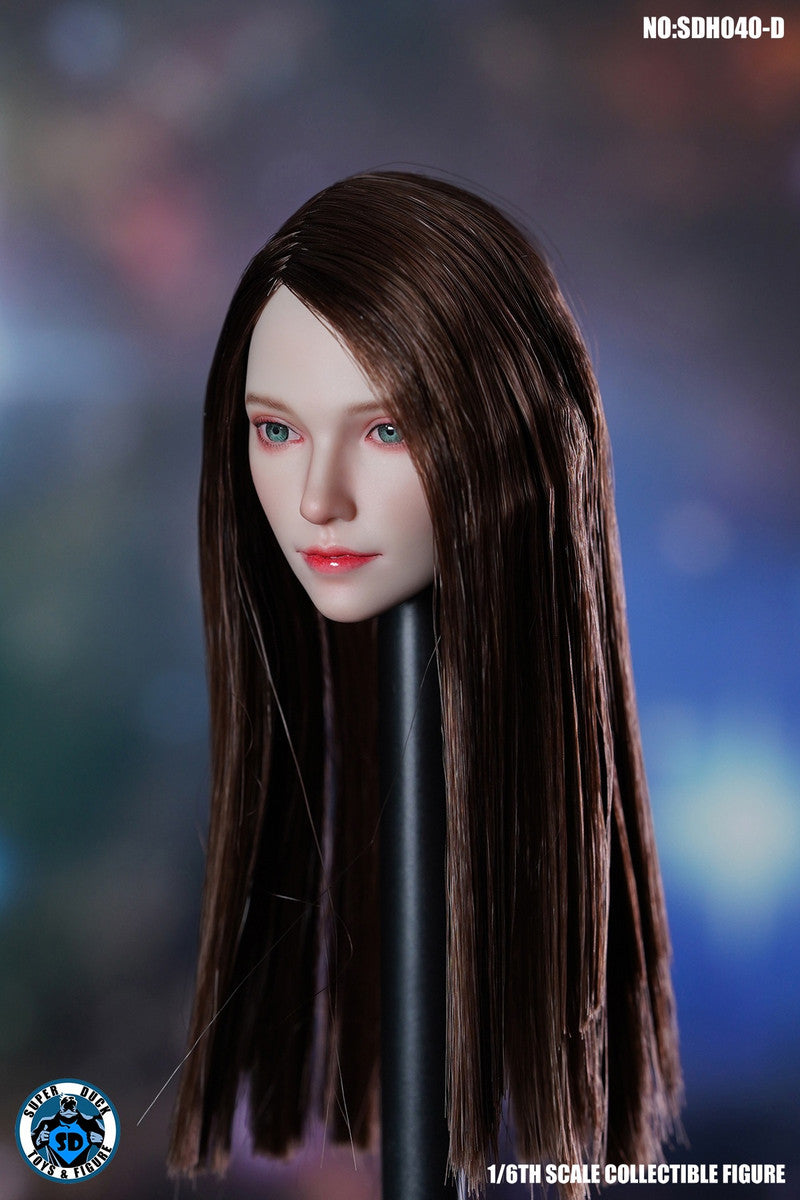 SUPER DUCK 1/6 混血女人偶植髮頭雕 SDH040 四款
