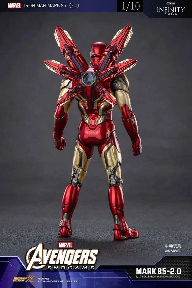 中動玩具 ZD Toys 1/10 Iron Man Mark 85 MK85 2.0 LED 發光版 Figure