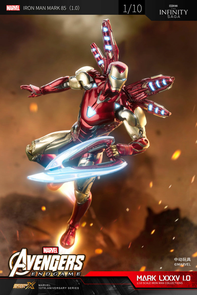 中動玩具 ZD Toys 1/10 Iron Man Mark LXXXV MK85 Figure