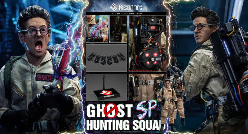 Present toys SP57 SP58 SP77 SP78 1/6 Scale Ghost hunting squad full set 一套4款