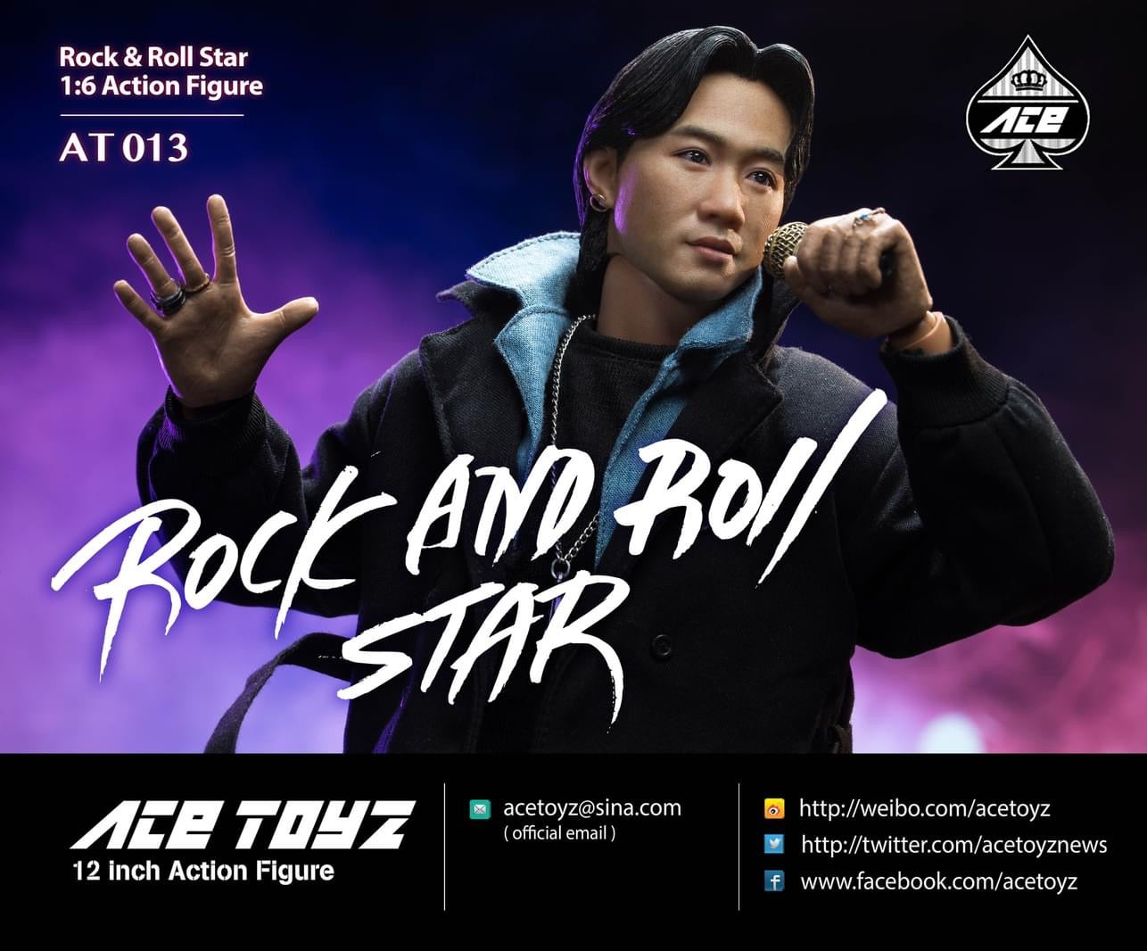 Ace Toyz AT-013 1/6 搖滾樂結他手巨星 – 長城套裝