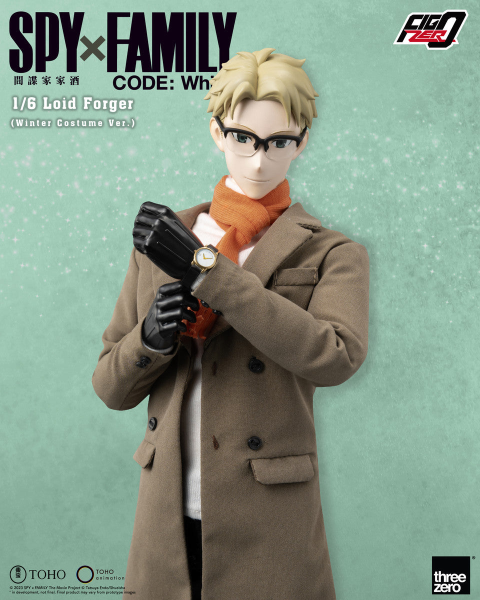 ThreeZero Figzero 1/6 洛伊德‧佛傑 冬季服裝版 間諜家家酒 FIgure Loid Forger 劇場版 SPY×FAMILY CODE: White