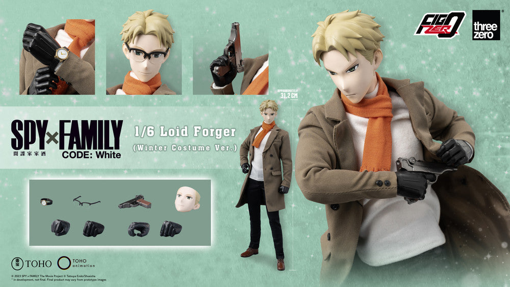 ThreeZero Figzero 1/6 洛伊德‧佛傑 冬季服裝版 間諜家家酒 FIgure Loid Forger 劇場版 SPY×FAMILY CODE: White