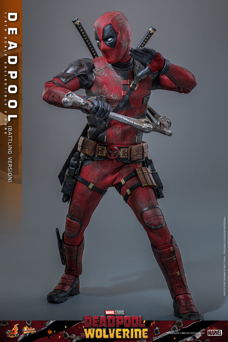 Hot Toys MMS782 Deadpool Battling Version 死侍戰損版 Deadpool & Wolverine