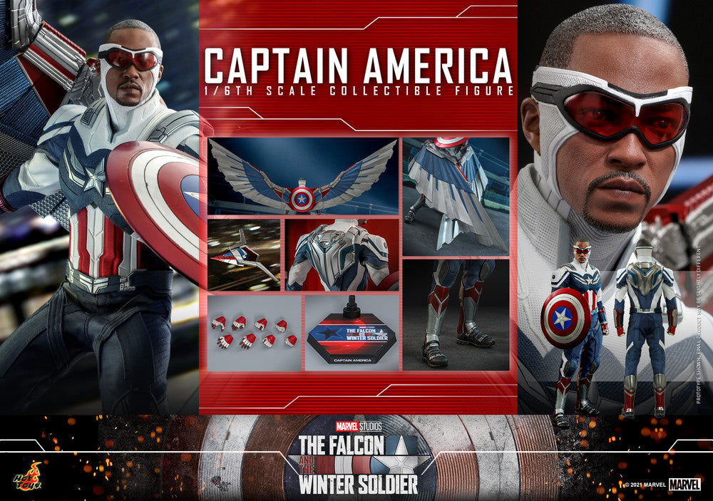 Hot Toys TMS040 The Falcon and The Winter Soldier Captain America 寒冬戰士 鷹隼 美國隊長