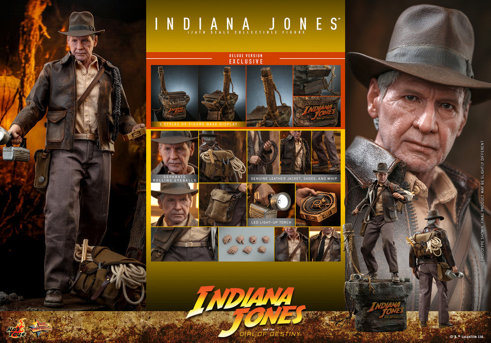 Hot Toys MMS717 Indiana Jones Deluxe Version 奪寶奇兵 豪華版