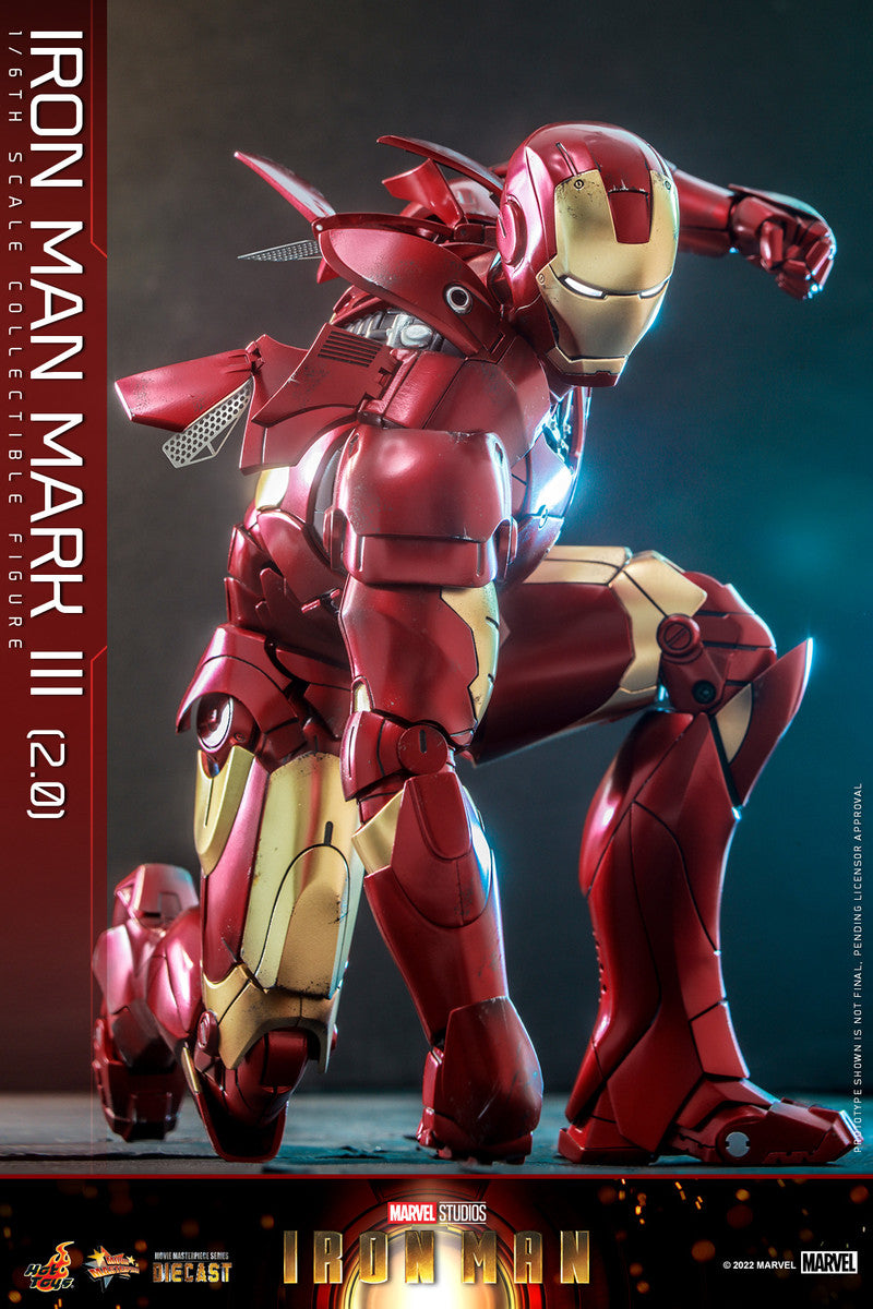 Hot Toys MMS664D40 Iron Man Mark 3 2.0 鐵甲奇俠 合金