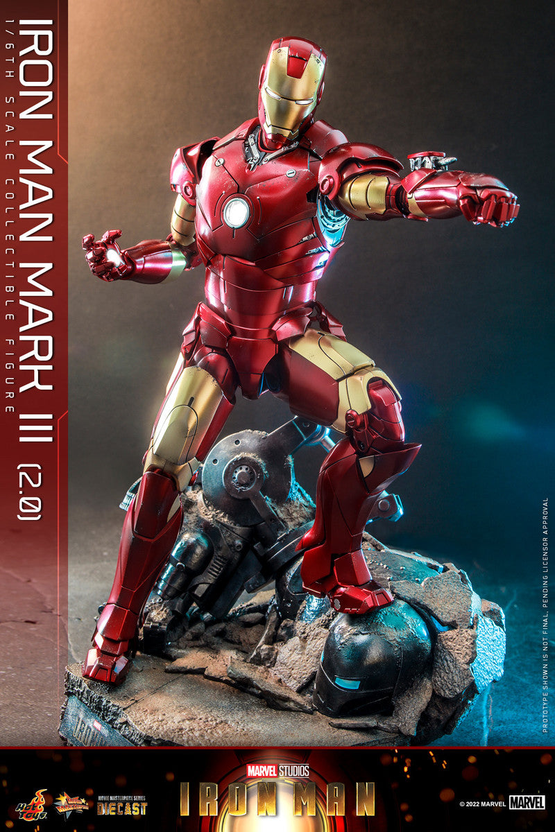 Hot Toys MMS664D40 Iron Man Mark 3 2.0 鐵甲奇俠 合金