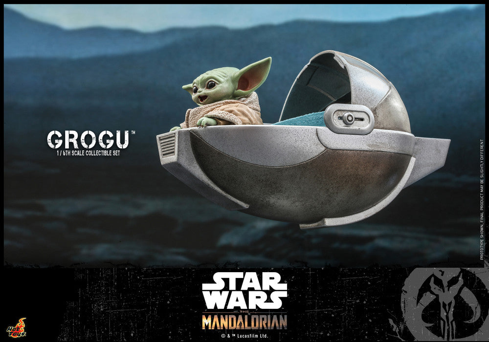 Hot Toys TMS043 Star Wars: The Mandalorian 星球大戰: 曼達洛人 1/6 Grogu Collectible Set