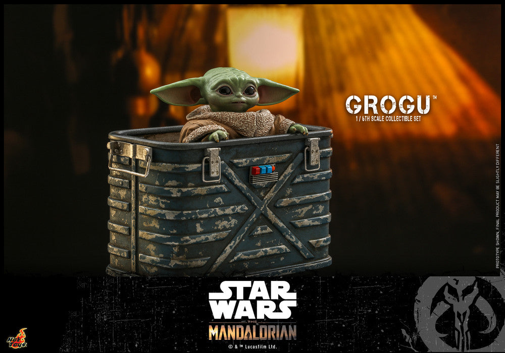 Hot Toys TMS043 Star Wars: The Mandalorian 星球大戰: 曼達洛人 1/6 Grogu Collectible Set