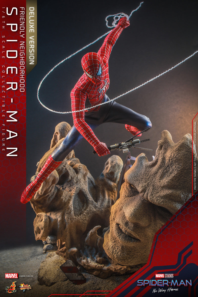 Hot toys MMS662 Spider-Man No Way Home Friendly Neighborhood Spiderman 蜘蛛俠 無家日 連沙人地座套裝