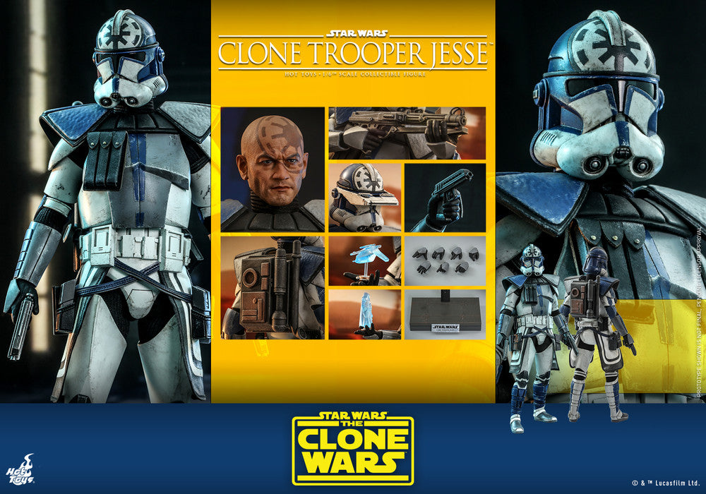 Hot Toys TMS064 Star Wars: The Clone Wars 星球大戰:複製戰紀 1/6 Trooper Jesse figure