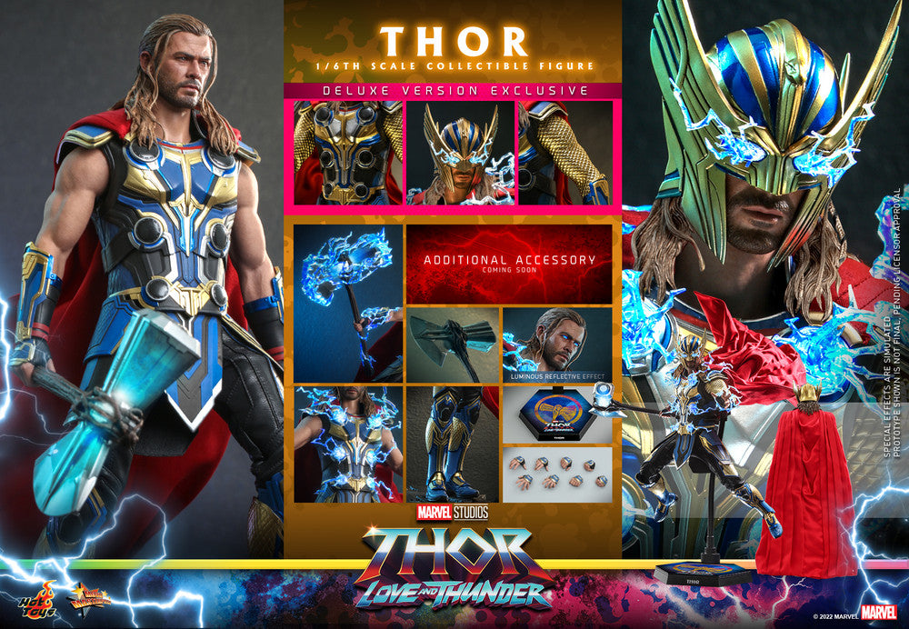 Hot Toys MMS656 雷神 愛與雷霆 Thor Love and Thunder Deluxe Version 1/6th Thor Collectible Figure