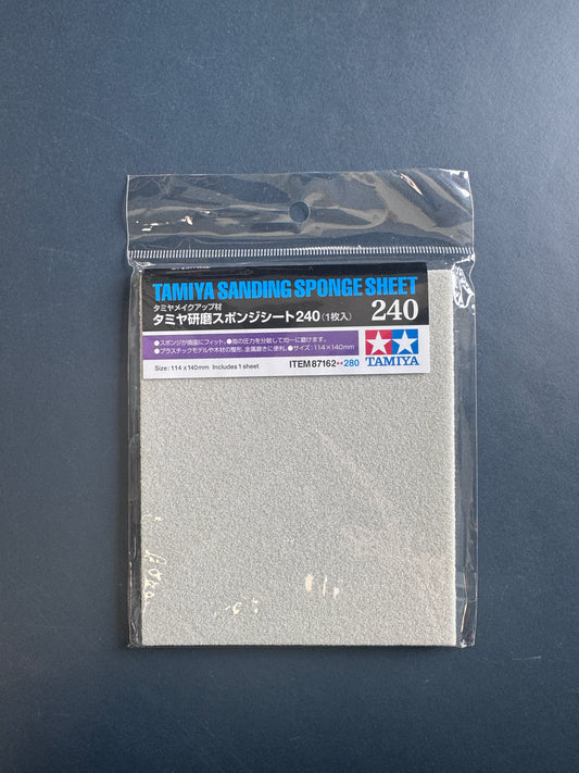 田宮 打磨用海綿砂紙 Sanding Sponge Sheet 240 87162