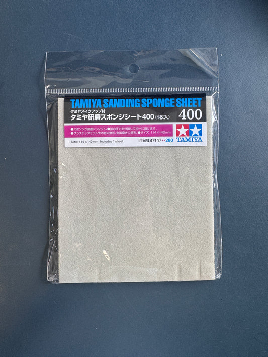 田宮 打磨用海綿砂紙 Sanding Sponge Sheet 400 87147