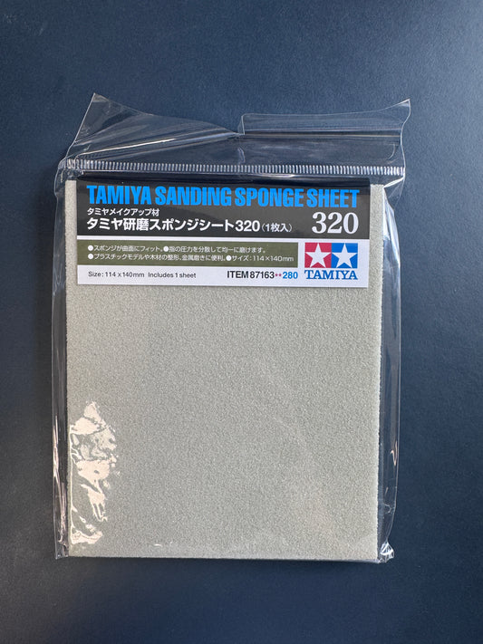 田宮 打磨用海綿砂紙 Sanding Sponge Sheet 320 87163