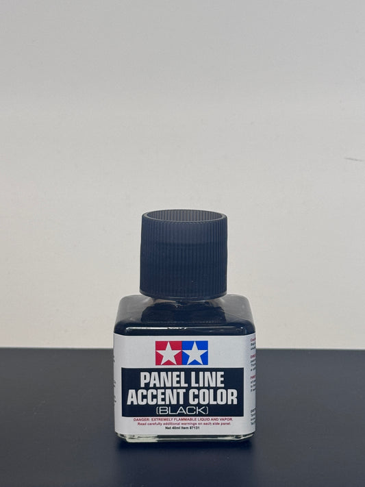 Tamiya 87131 Panel Line Accent Color 黑色