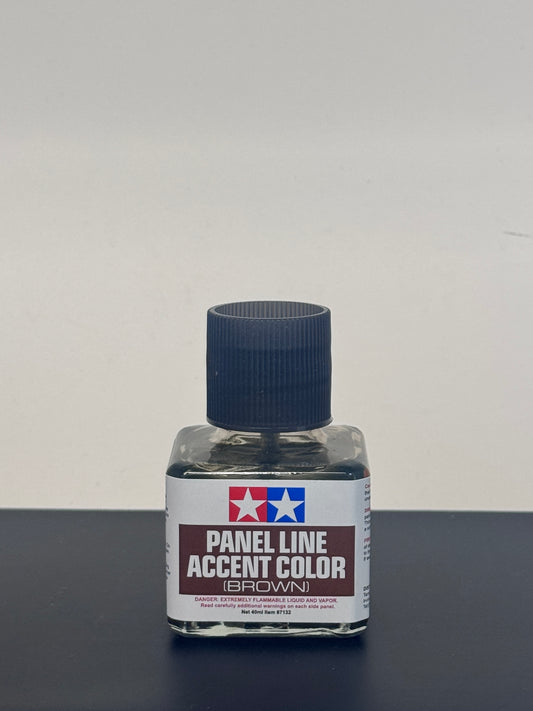 Tamiya 87132 Panel Line Accent Color 棕色