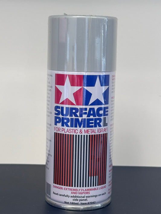 田宮 87042 灰色極細目噴塗式底漆L Surface Primer L for Plastic & Metal (Grey)
