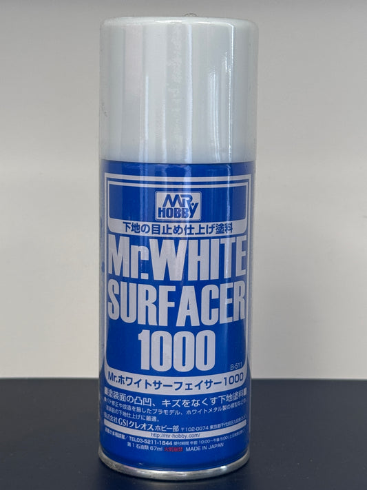 Mr Hobby B511 Mr. White Surfacer 1000號白色噴畢地 170ml