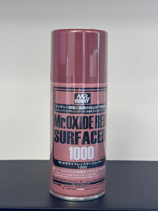 Mr Hobby Mr. Oxide Refill Surfacer 1000 銹紅色補土底漆灰1000番噴罐型 B525