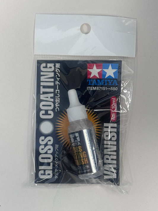 Tamiya 田宮 Gloss Coating Varnish 水性透明亮光鍍膜 塗層 (10 ml)
