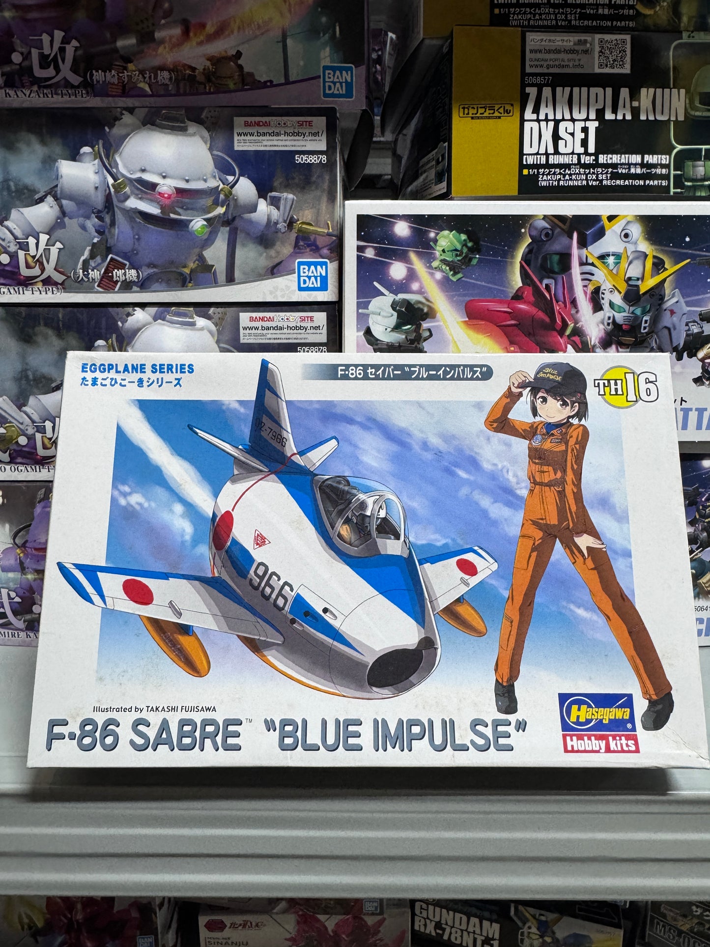 Hasegawa EggPlane TH16 F·86 SABRE "BLUE IMPULSE" 長谷川Q版蛋機飛機模型 60126