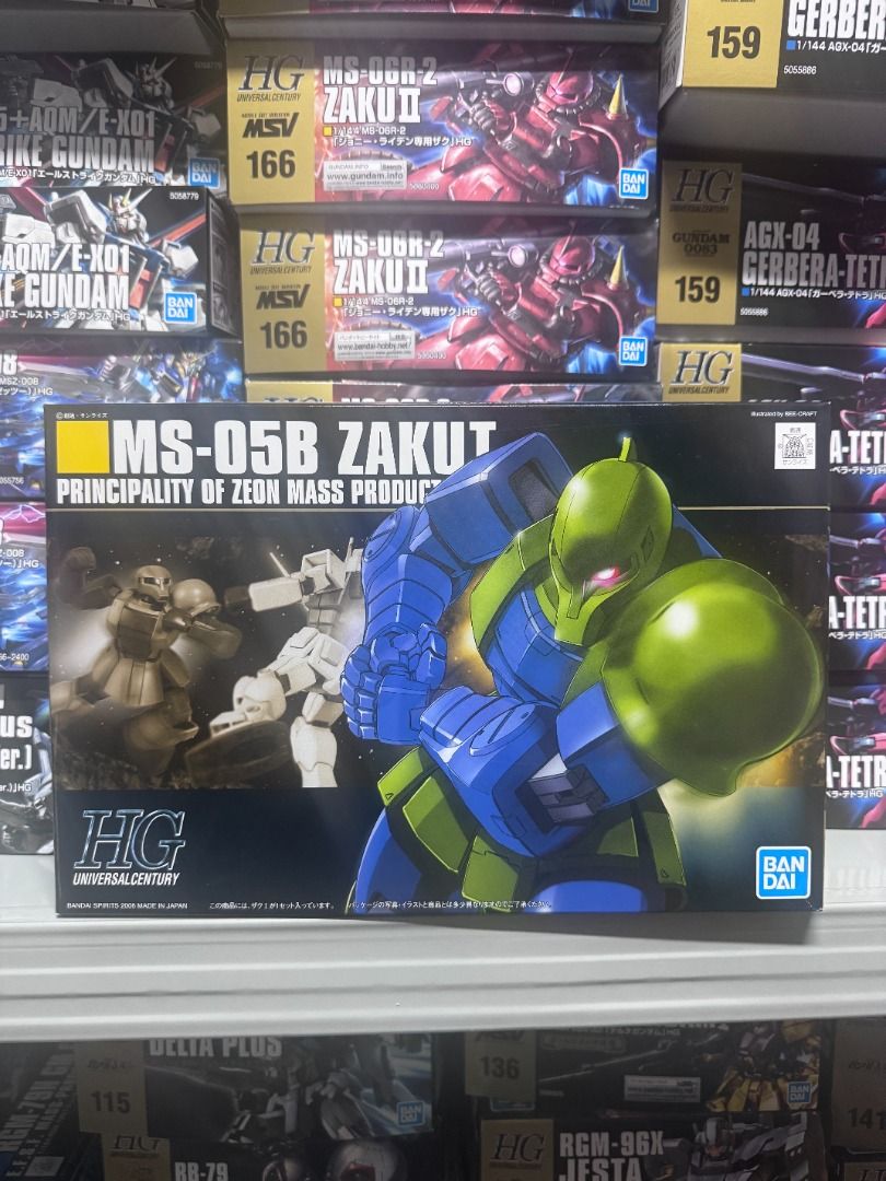 Bandai 1/144 HG 064 MS-05B ZAKUI 渣古 高達 5059159