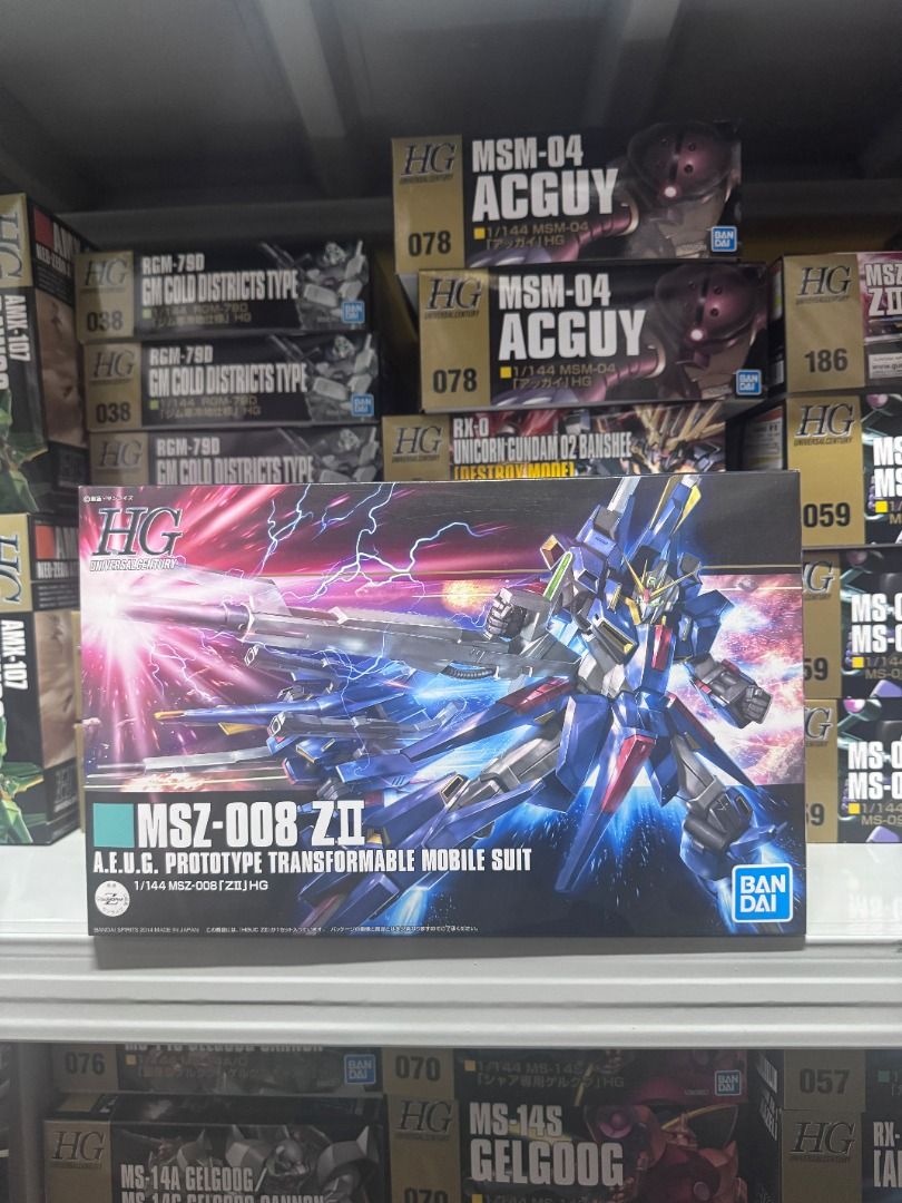 Bandai HG HGUC 186 1/144 MSZ-008 ZII A.E.U.G prototype transformable mobile suit 高達 5055756