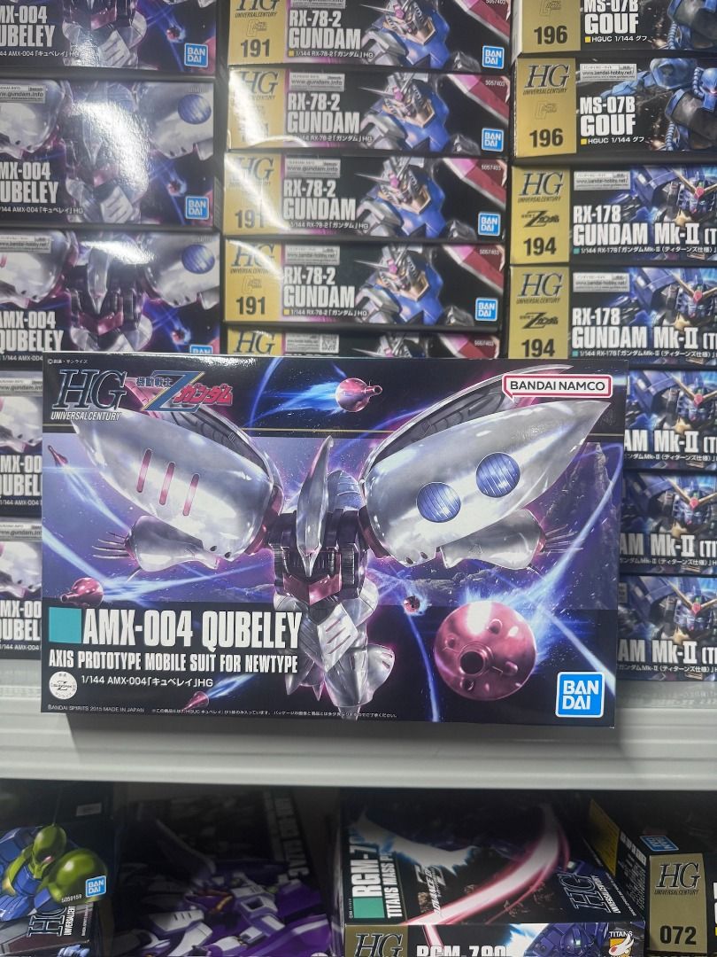 Bandai HG HGUC 195 1/144 AMX-004 高達 QUBELEY 卡碧尼 5058006