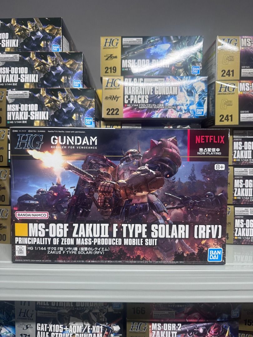 Bandai HG HGUC 254 1/144 MS-06F ZAKU II F TYPE Solari RFV 復仇的鎮魂曲 渣古II F型 索拉利機 5066702