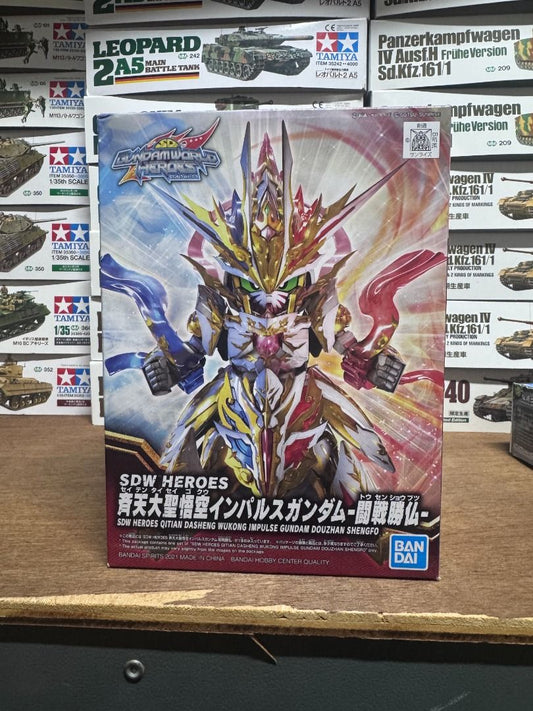 Bandai SD高達世界 群英集 悟空衝擊高達 鬥戰勝佛 SDW HEROES QITIAN DASHENG WUKONG IMPULSE GUNDAM DOUZHAN SHENGFO 5062017