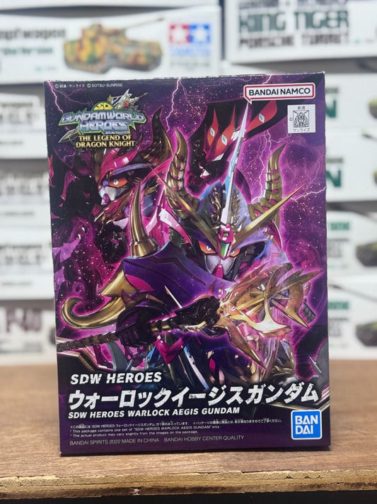 Bandai SD高達世界 群英集 撒旦神盾高達 SDW HEROES WARLOCK AEGIS GUNDAM 5063702