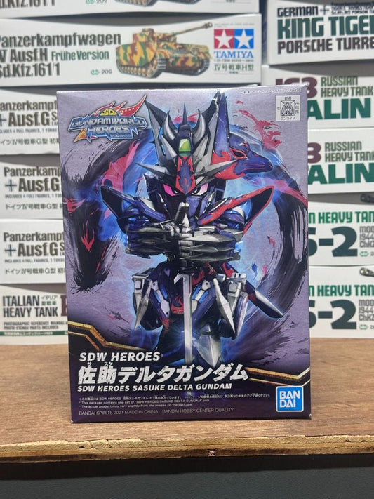 Bandai SD 高達世界群英集佐助Delta SDW HEROES SASUKE DELTA GUNDAM 5061663