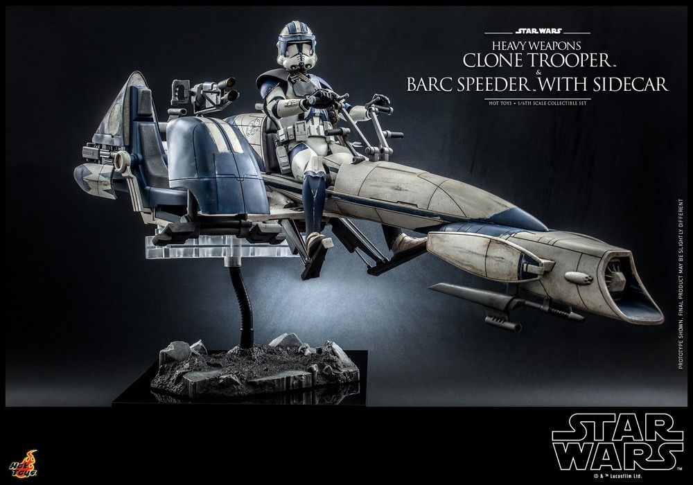 Hot Toys TMS077 1/6 Heavy Weapons Clone Trooper BARC Speeder Star Wars: The Clone Wars : 星球大戰 複製人戰爭