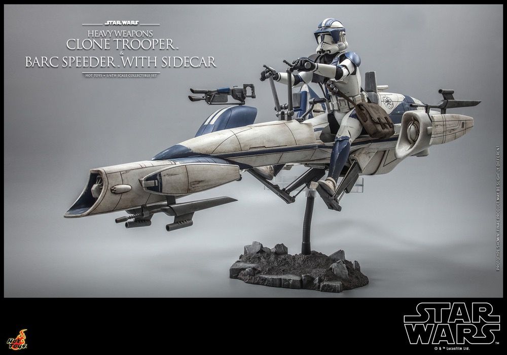 Hot Toys TMS077 1/6 Heavy Weapons Clone Trooper BARC Speeder Star Wars: The Clone Wars : 星球大戰 複製人戰爭