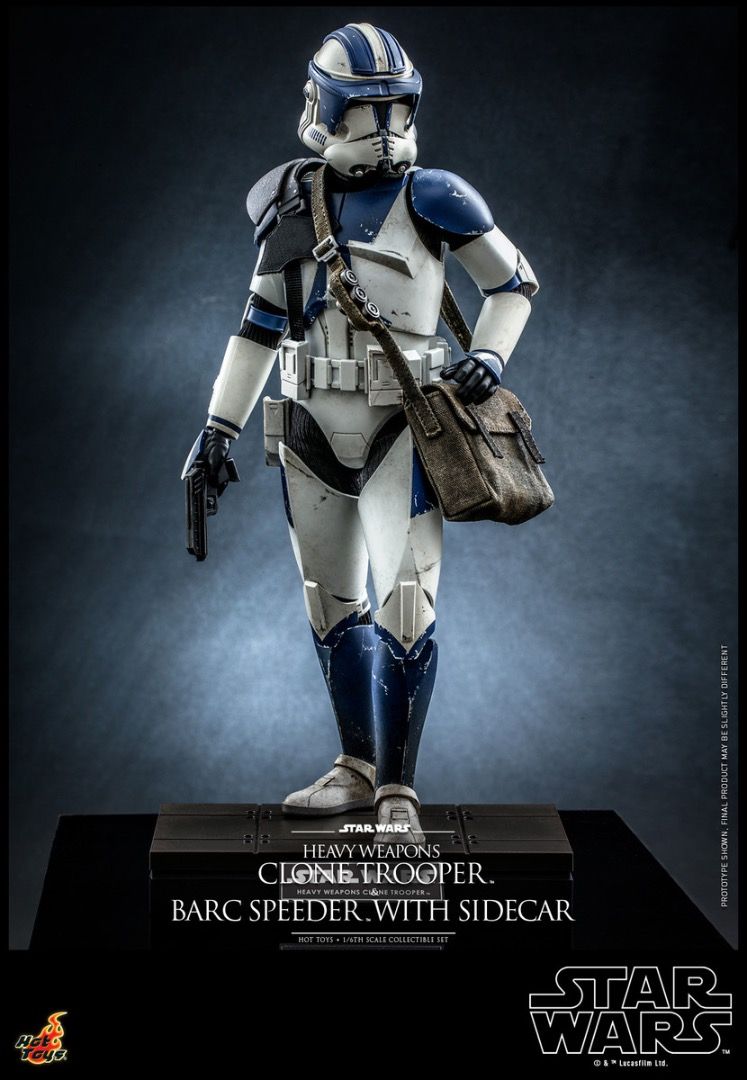 Hot Toys TMS077 1/6 Heavy Weapons Clone Trooper BARC Speeder Star Wars: The Clone Wars : 星球大戰 複製人戰爭