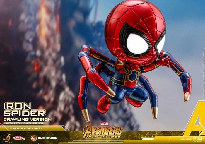 Hot Toys Cosbaby Bobble head COSB431 Avengers: Infinity War Iron Spider Crawling Version (Light Up Function) 發光版蜘蛛俠