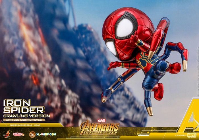Hot Toys Cosbaby Bobble head COSB431 Avengers: Infinity War Iron Spider Crawling Version (Light Up Function) 發光版蜘蛛俠