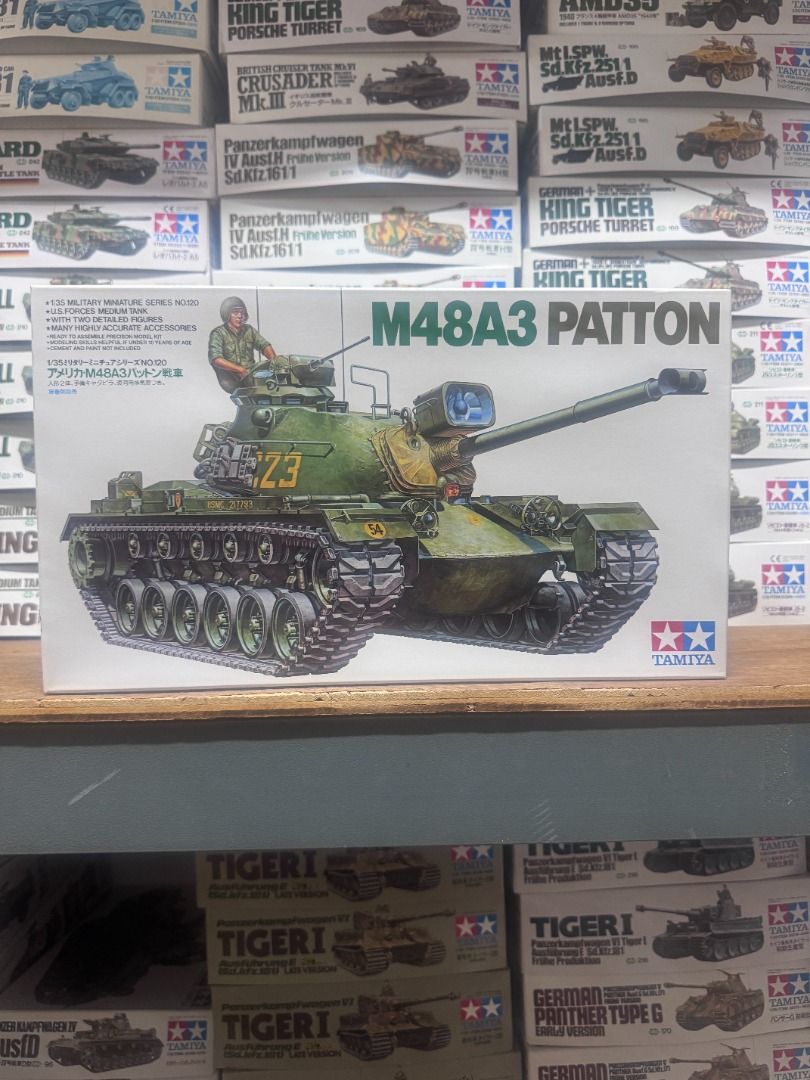 田宮 Tamiya 35120 1/35 U.S. M48A3 Patton Model Kit