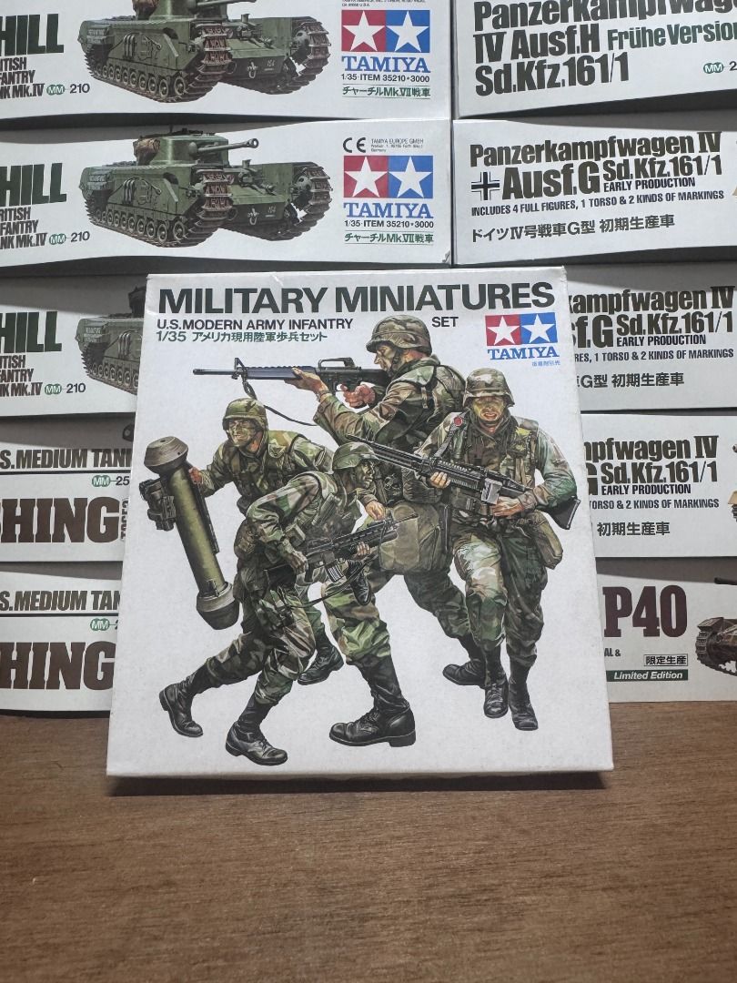 田宮 Tamiya 35133 1/35 U.S. Modern Army Infantry Set Model Kit