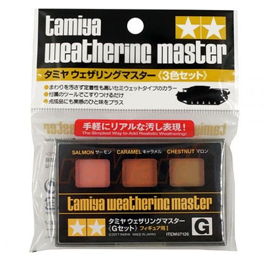 田宮模型 87126 舊化粉盒 G套裝 (皮膚色 I) Weathering Master