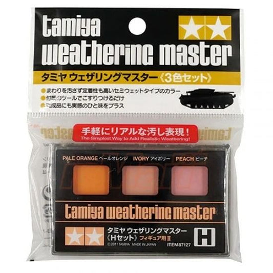 田宮模型 87127 舊化粉盒 H套裝 (皮膚色 II) Weathering Master