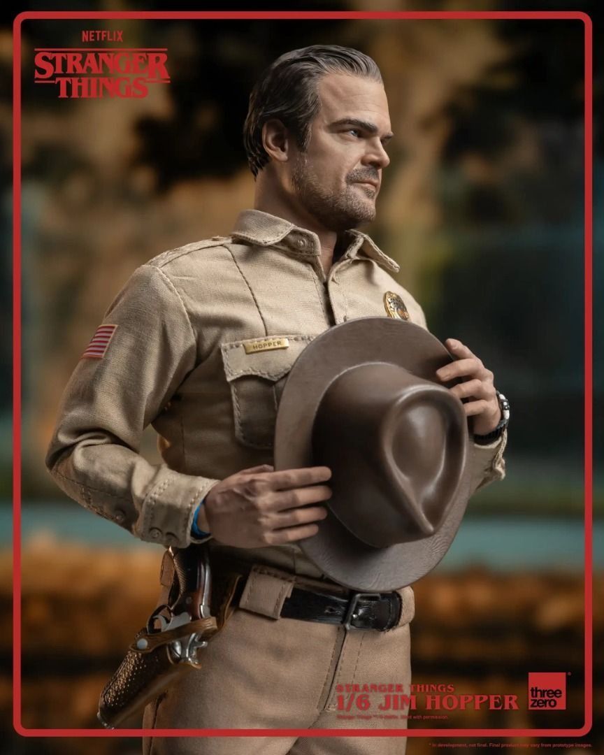 Threezero Stranger Things Jim Hopper 怪奇物語 姆哈普 1/6 action figure