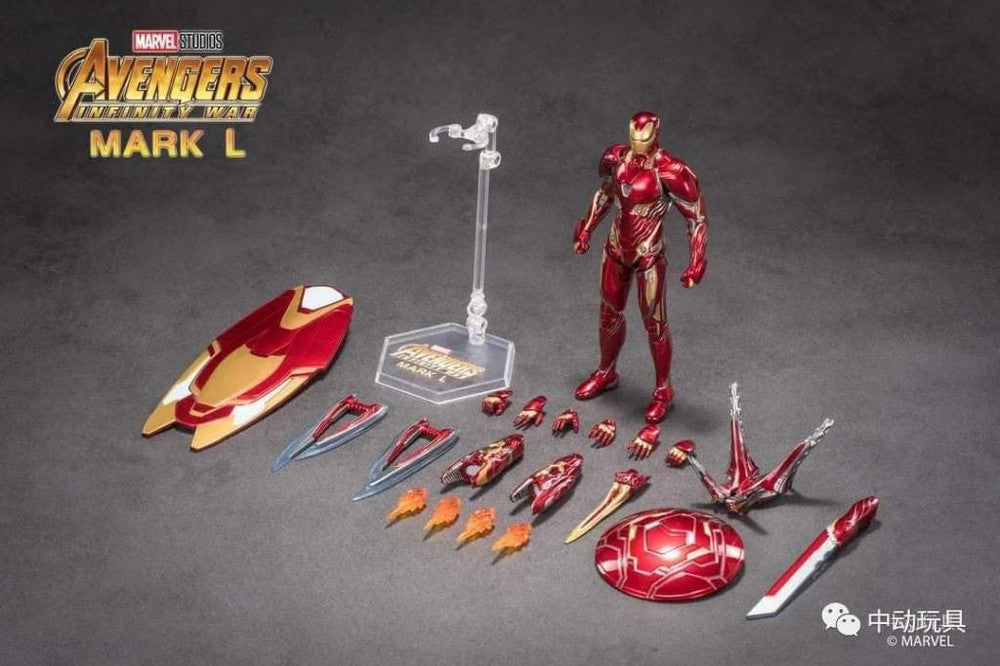 中動玩具 ZD Toys 1/10 Iron Man Mark L Figure (Deluxe Version)